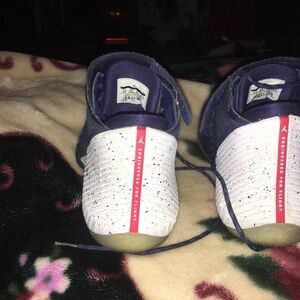 Mens 8.5 Jordan Why Not Zer0.1 Westbrook Blue Gold White GOOD CONDITION